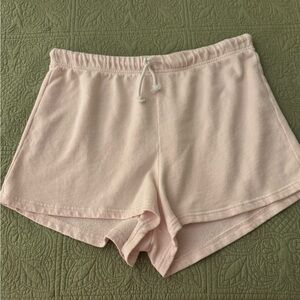 perfectwhitetee Soft Pink Athletic Shorts
